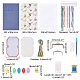 CHGCRAFT Embroidery Starter Kit Complete Kit DIY Purse Making Kits Bags Purse Wallet Crossbody Bags Canvas Bag Accessories with Bag Frame Bag Liner Finished Product 15x23cm DIY-CA0003-86-2