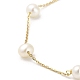 Pulseras de perlas BJEW-E098-01G-2