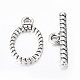 Tibetan Style Alloy Toggle Clasps X-LF10951Y-1