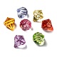 En forme de diamant de couleur mixte pendentifs facettes acrylique transparent X-TACR-PL673-M-1