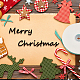 Pandahall 2 rollo de 100 yardas de cinta de cuadros vichy cinta de artesanía de 10 mm de ancho cintas de artesanía a cuadros st. Cinta para envolver regalos de pastel de Navidad del día de San Patricio para decoración del cabello y manualidades (verde y rojo) SRIB-PH0001-14-6
