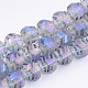 Electroplate Glass Beads Strands EGLA-T018-01-C01-1