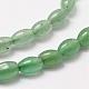 Chapelets de perles en aventurine vert naturel G-N0175-01A-4x6mm-3
