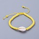 (vendita di fabbrica di feste di gioielli) braccialetti intrecciati di perline heishi in argilla polimerica fatti a mano ecologici BJEW-JB04318-02-1