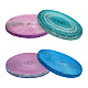 Benecreat cinta metálica con purpurina de 40 yarda y 4 colores OCOR-BC0005-40-1
