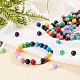18 Farbe natürliche Mashan Jade runde Perlen Stränge G-PH0034-38-7