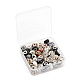 80 stücke 20 stil europäische große loch perlen set für diy schmuckherstellung finding kit DIY-LS0004-10C-8