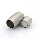 304 fermagli magnetici in acciaio inossidabile con superficie opaca con estremità incollate STAS-O042-A-23-1