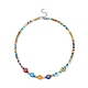 Colliers de perles de verre pour femmes NJEW-JN03986-1