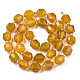 Chapelets de perles d'agate naturelle G-T131-82B-14-2