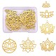 12Pcs 6 Style Ion Plating(IP) 304 & 201 Stainless Steel Charms STAS-SZ0002-52-1