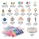 Kit de fabrication de bijoux en perles de graines et heishi DIY-YW0005-53-6