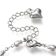 Valentine's Day 304 Stainless Steel Bracelet Making STAS-L248-007P-B-3