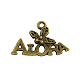 Tibetan Style Word Aloha Alloy Charms TIBE-Q035-050AB-NR-1