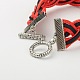 Bracelets de corde tressés à la mode BJEW-PJB827-3