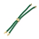 Изготовление браслетов из хлопка KK-F758-03-09-G-2