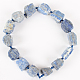 Naturales lapis lazuli de hebras de abalorios G-E240-01-2