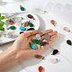 Fashewelry 24 pz 12 stili pendenti con pietre preziose naturali e sintetiche G-FW0001-33-7