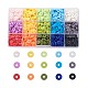 15 Colors Eco-Friendly Handmade Polymer Clay Beads CLAY-X0011-02A-1