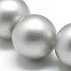 Perles acryliques opaques peintes à la bombe X-ACRP-Q024-8mm-G06-2
