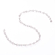 Chaînes de perles de verre électrolytique manuelles AJEW-JB00528-06-2