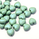 Rubberized Style Opaque Acrylic Beads X-MACR-S804-01-1