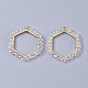 Perles de verre pendentifs FIND-S306-21B-2