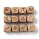 Natural Wood Constellation Beads WOOD-M002-10-2