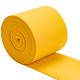 DIYクラフト用品不織布刺繍針フェルト  オレンジ  140x3mm  約6m /ロール DIY-WH0156-92H-1