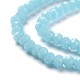 Chapelets de perles en rondelles facettées en verre GLAA-I033-3mm-M-3