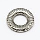 Stainless Steel Striped Linking Rings X-STAS-M038-C-01-1