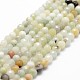 Brins de perles d'amazonite de fleurs naturelles X-G-D840-24-4mm-1