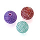 300 pièces 15 couleurs perles d'agate craquelées naturelles G-TA0001-26-4