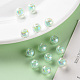 Perles en acrylique transparente X-TACR-S152-15B-SS2111-6