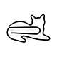 Fermagli per carta di ferro a forma di gatto X-TOOL-F013-06D-2