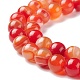 Chapelets de perles en agate rayée naturelle/agate à bandes X-G-K155-A-10mm-05-3