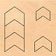 Matrice de découpe de coupe de bois DIY-WH0166-41C-1