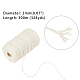 Cordón de algodón macramé OCOR-WH0030-02B-2