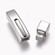 304 Stainless Steel Bayonet Clasps STAS-O114-047B-P-4