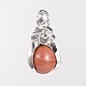 Synthetic Goldstone Pendants G-D643-06-RS-2