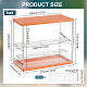 Assembled Rectangle Acrylic Action Figures Display Boxes ODIS-WH0017-096A-2