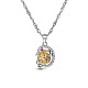 Shegrace lindo diseño 925 collar de plata de ley JN418A-1