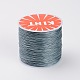 Round Waxed Polyester Cords YC-K002-0.6mm-14-1
