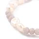 Bracciali elasticizzati con perle barocche naturali BJEW-JB05059-01-2