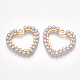 Colgantes de perlas de imitación de plástico abs X-KK-T038-441G-1