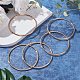 Round/Circular Ring Iron Purse Handles FIND-CA0001-12G-5