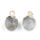 Charms in labradorite naturale per placca G-S344-09D-2