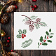 Fingerinspire 4 Stück Weihnachtsdekor-Schablone 11.7x8.3 DIY-WH0172-751-7