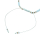 Adjustable Nylon Thread Braided Bead Bracelets BJEW-JB05593-4