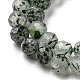 Chapelets de perles en quartz rutile vert naturel G-G0005-C03-4
